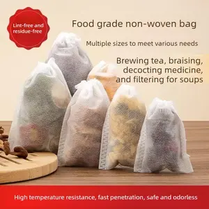 Food-grade non-woven tea bags, traditional Chinese medicine decoction bags, tea filter bags, disposable drawstring bags for soups and stews.