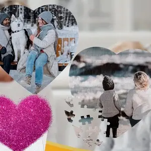 Custom heart shaped puzzle Gift for that special someone