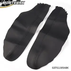 CROSSDESIGN Leather Front Door Panels Armrest Cover Fit for Honda Accord 2008-2012