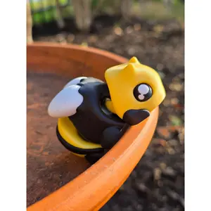 Clementine the Bee- 3D printed Articulated Bee Fidget- 3 inch long