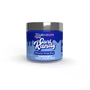 Curl Kandy Miracle Drop Blue - Temporary Hair Color Wax 6oz