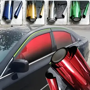 Two-Tone Gradient Car Window Tint Film Roll (50 × 300 cm)– RV Dual tone Gradient Thermal Insulation Film, Explosion Proof, UV Heat Block Sun Shade, Easy DIY Installation Kit for Cars, SUVs, Vans