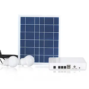 2 Counts Solar Powered LED Light Bulb with 5m Cable, Outdoor Portable Solar Lighting System, Suitable for Garden, Camping and Emergency Home Use