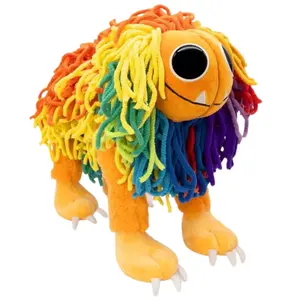 Yarnaby Plush from Poppy Playtime – Rainbow Yarn Nightmare Critters Stuffed Animal, Soft Horror Game Collectible Toy for Kids & Adults, Perfect Easter Gift & Spooky Room Decor for US Fans/stuffed animals