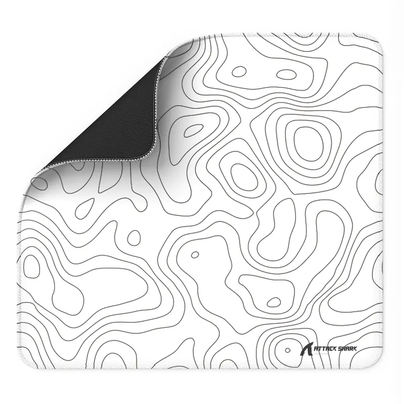 MAMBASNAKE×ATTACK CM02 Esports Speed Gaming Mouse Pad - Large L-Size Premium Durable Non-Slip Desk Pad, Waterproof Laminate Surface, Stitched Edges, Anti-Slip Rubber Base, 17.72x15.75"x0.16", Made for Gaming