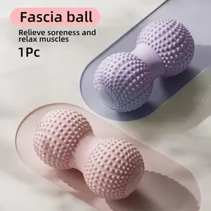 2026 New Massage Ball Dual Long Stick Tennis Ball Roller for Deep Tissue Muscle Massage, Physical Therapy, Myofascial Release, Yoga Therapy