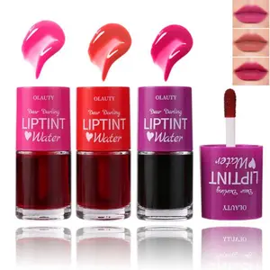 3-Piece Water Lip Tint Set (9g x3) | Vivid Long-Lasting Color, Moisturizing & Weightless Finish, Non-Sticky & Smudge-Proof | Lip & Cheek Stain, Perfect Gift Set