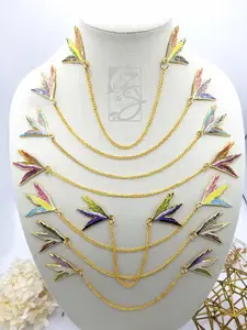 Seraph Wings LGBTQ+ Pride Collar Hard Enamel Pins | Colorful Angel Feathers Apparel Accessory