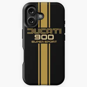 Ducati 900 Super Sport Graphic iPhone Case Compatible with iPhone X, 11, 12, 13, 14, 15, 16 & more