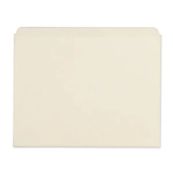 Manila Paper File Folder, Straight-Cut Top Tab, 11 Pt, Legal Size, Recycled Mix Office Filing Supplies