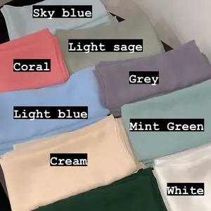 Soft Chiffon Hijabs - Available in many colors
