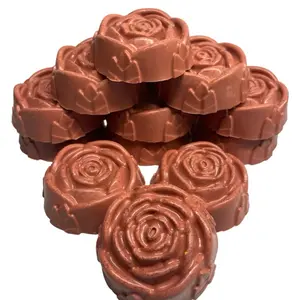 Kela Naturals Rose Clay and Honey Glow Facial Soap - Rose Geranium & Geranium Cleansing - Alcohol-Free - Hydrating Formula for All Skin Types - 30g Single Item Cleanser Skincare Comfort - Gentle