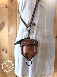 Leather Acorn Purse Crossbody Shoulder Bag  (Customize Your Purse In Your Choice of Leather & Metal)