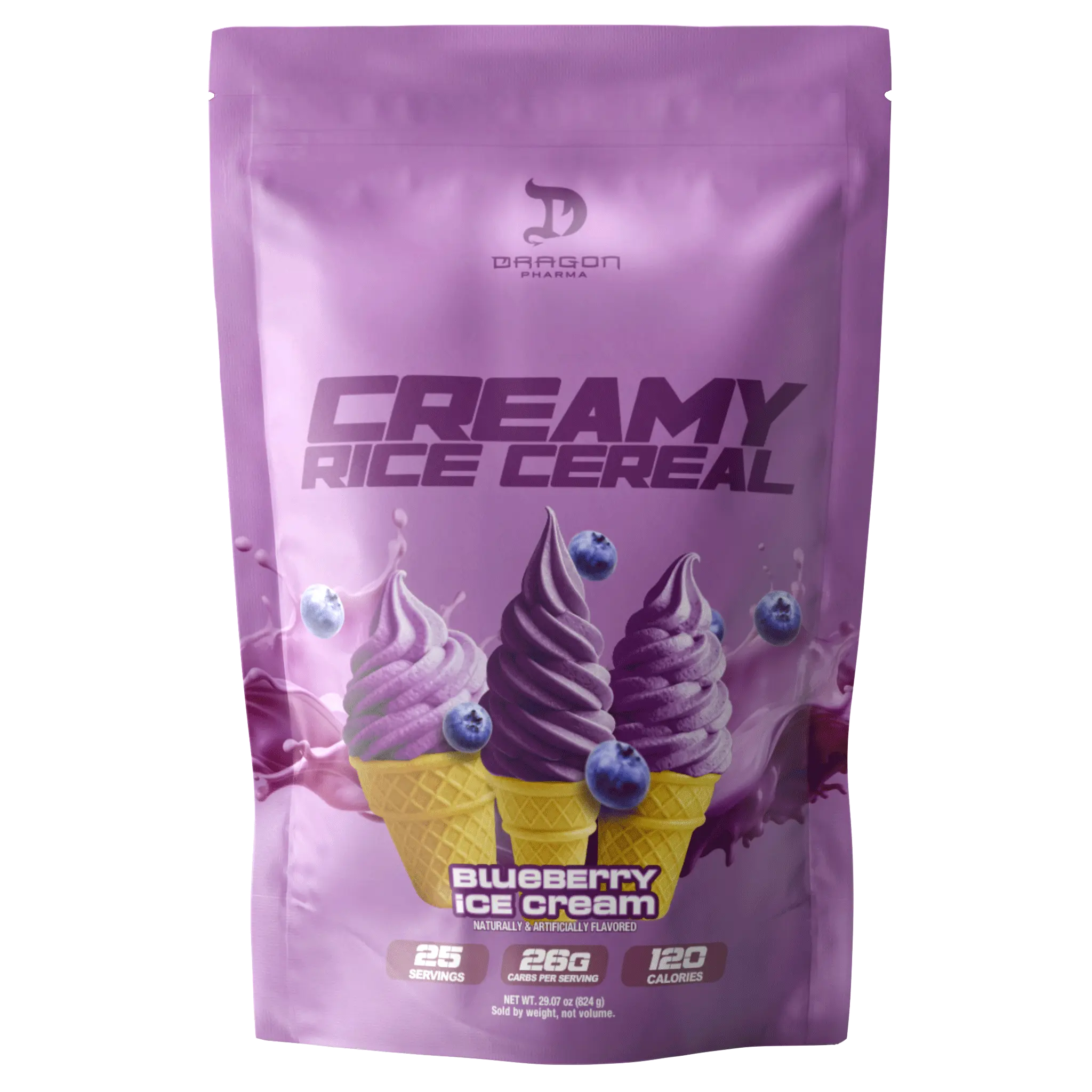 Dragon Pharma Creamy Rice Cereal - 25g Carbohydrates per Serving from Premium Rice Flour