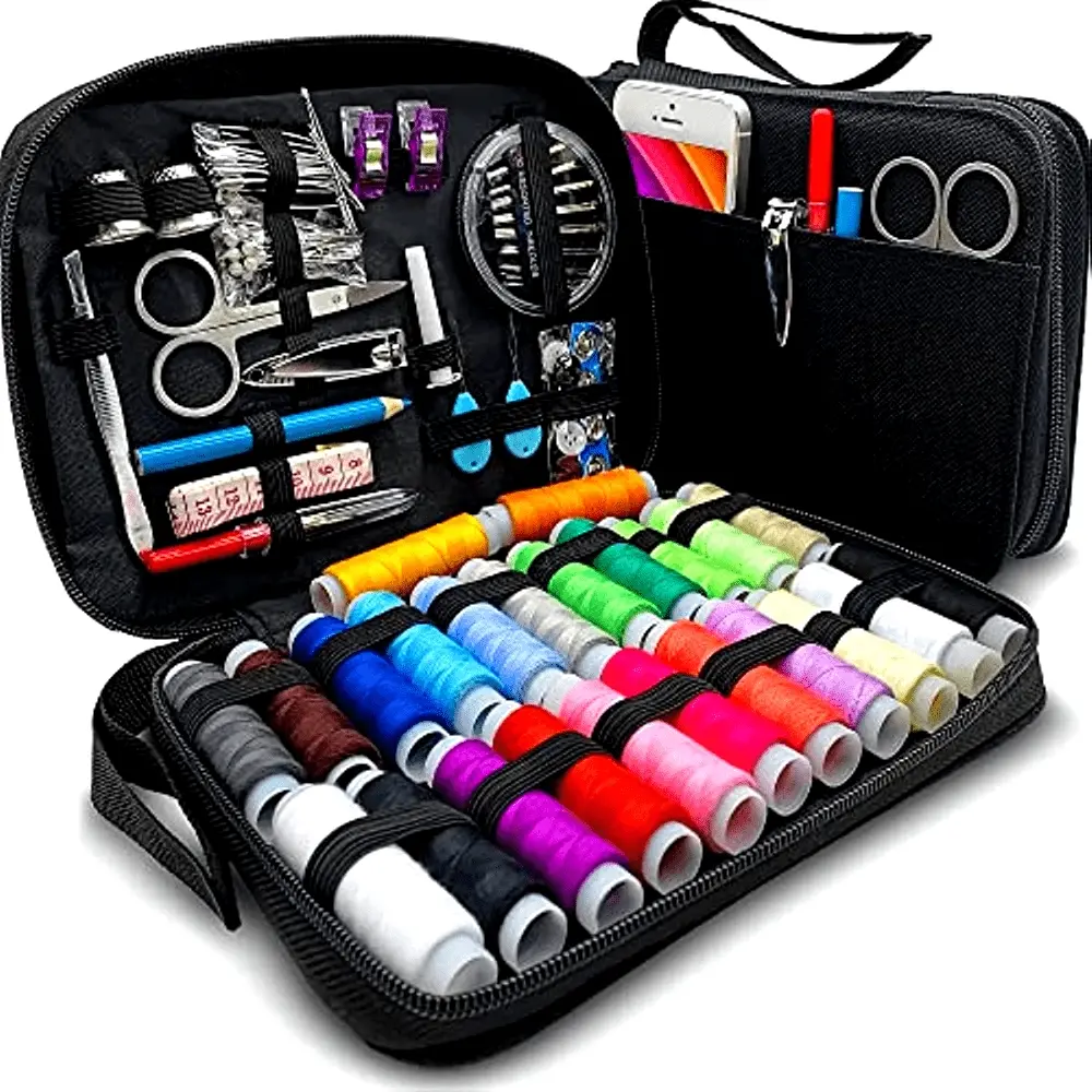 95 piece sewing kit - a comprehensive set of sewing supplies and accessories - perfect for minor repairs, emergency repairs, customization, DIY crafts - a portable travel sewing box suitable for home, outdoor, and travel use Sewing Tool Kit