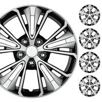 Black/chrome 3d Inset Spokes - 16 Inch