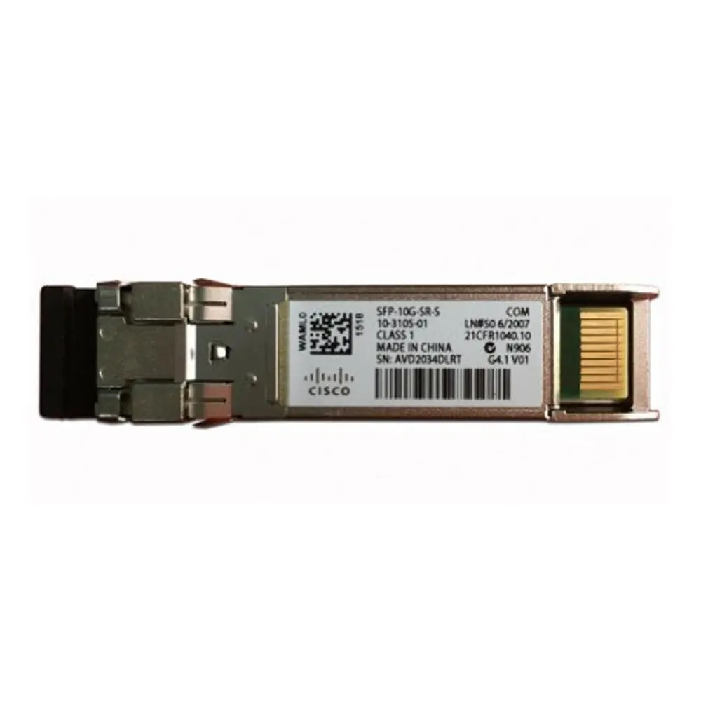 Cisco SFP-10G-SR-S 10GBASE-SR SFP+ Module, Industry Compliant Networking Gear, Supports MMF for S-Class Systems