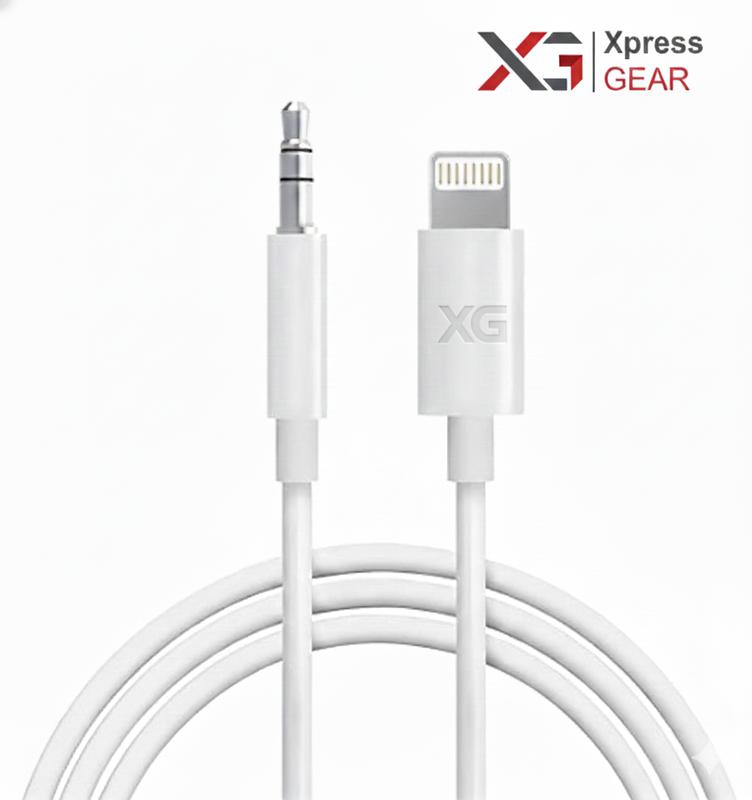 Xpress Gear Lightning to AUX Cable | Connect iPhone to Car & Headphones