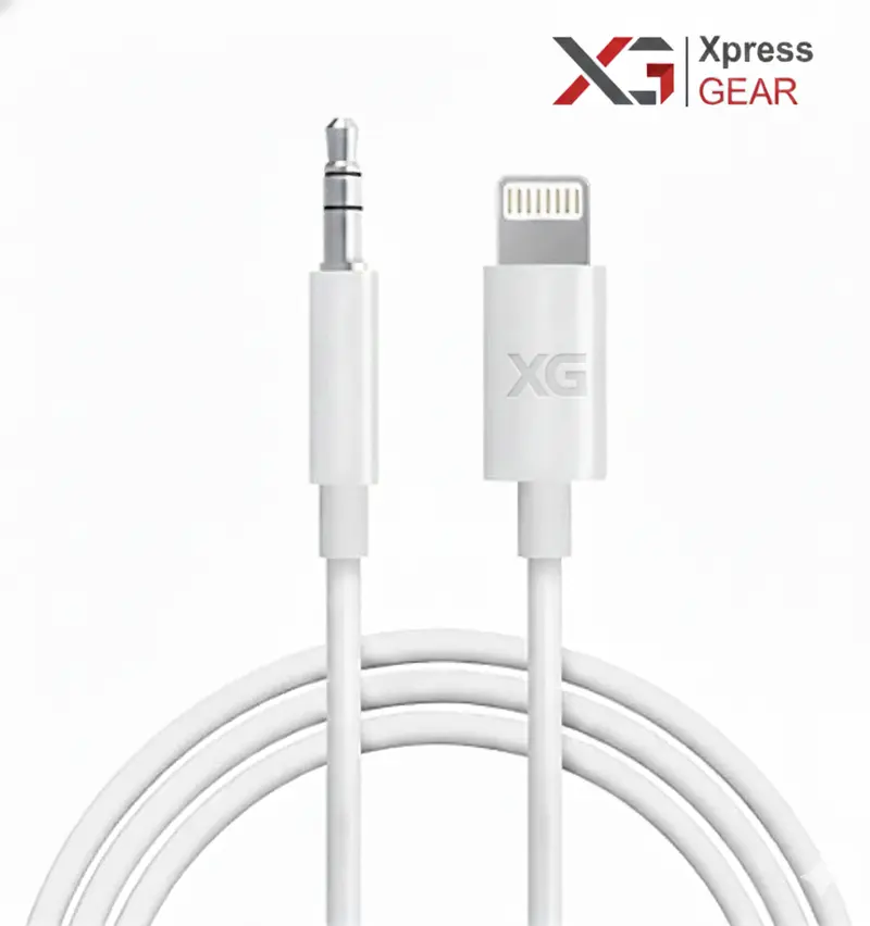 Xpress Gear Lightning to AUX Cable | Connect iPhone to Car & Headphones