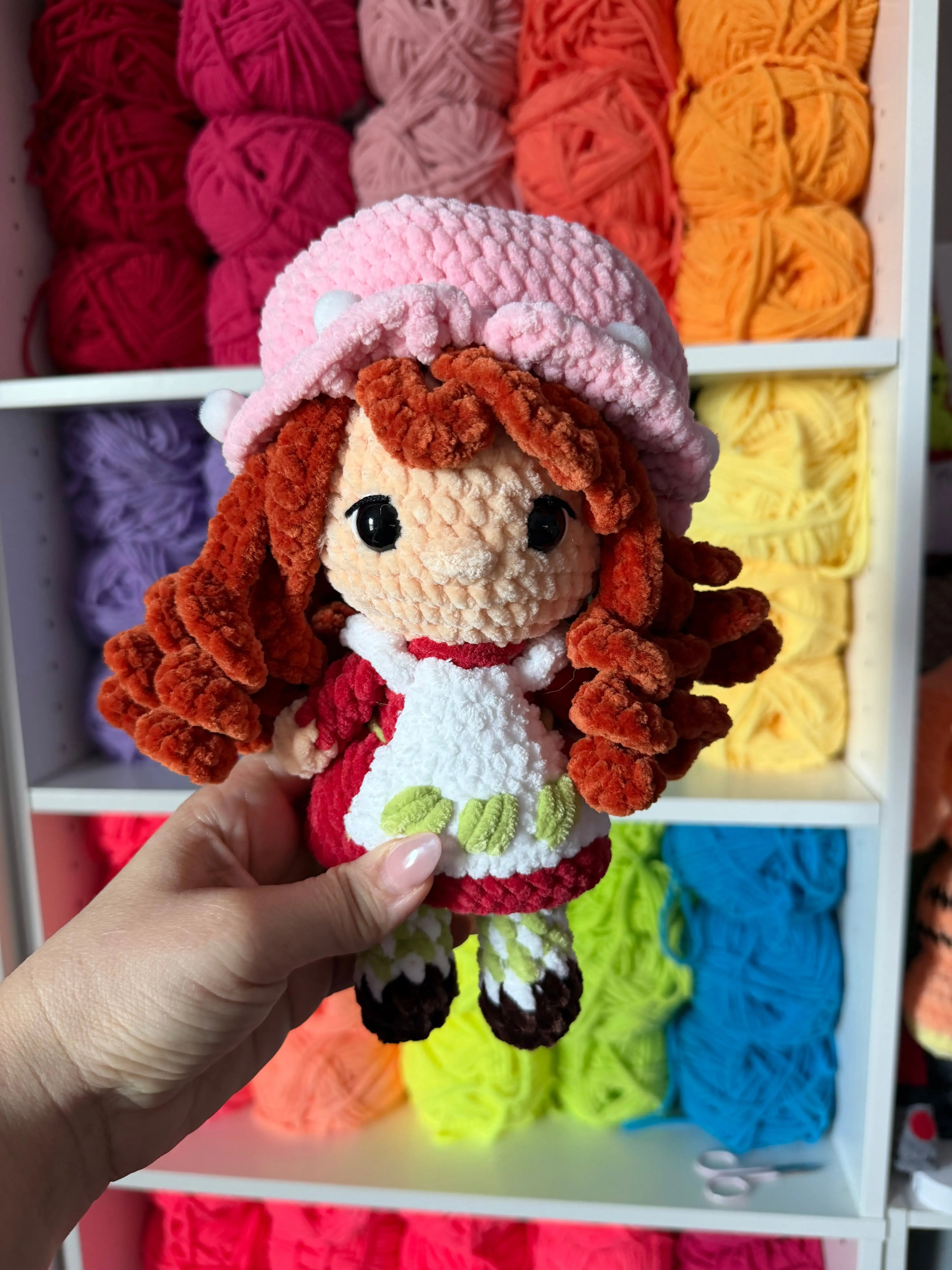 Daisy the Plush Doll – Handmade Soft Cottagecore Stuffed Doll