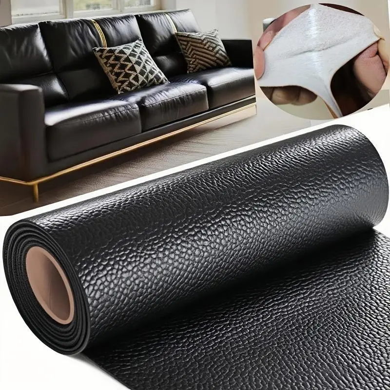 Self adhesive repair patch, repair tape kit, Faux Leather, Fake Leather Patch, Imitation Leather, Durable Pu Leather, suitable for damaged artificial leather sofas, chairs, car seats, motorcycle seats, walls, handbags, jackets, shoes, belts