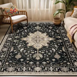 SummerVibes BESTSWEETIE Machine Washable Rugs for Living Room, Boho Rugs Area Rug Runner Rug Carpet Non-slip Large Area Rugs for Bedroom Indoor Floor Mat