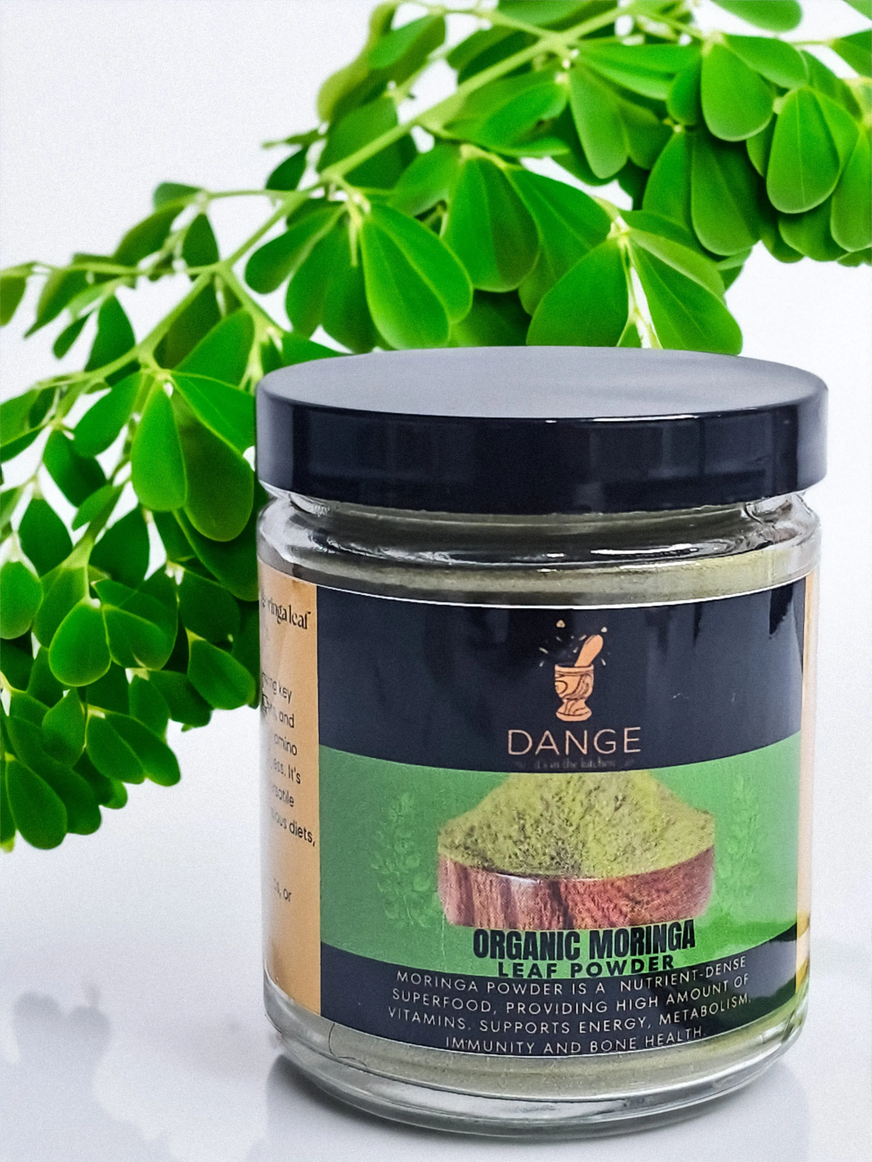 ORGANIC MORINGA POWDER-100% Pure Moringa Leaf Powder| Moringa Oleifera - Superfoods for Moringa Tea| Moringa Drink |Gluten Free |Vegan|-4oz