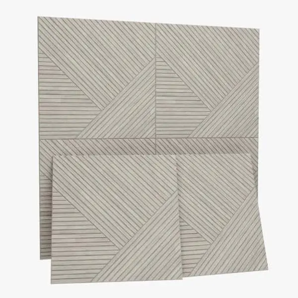 Gaomon 6Pcs Square High-Density Polyester Acoustic Wall Panels, 23.62×23.62×0.35in Decorative Wood Print Sound Absorbing Panels, for Recording Studio & Home Office