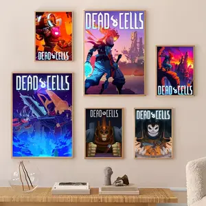 D-Dead C-Cells Painting Calligraphy Gallery-Quality Canvas Wall Art Poster | Waterproof & Fade-Resistant | Minimalist Unframed Design | Living Room, Bedroom & Office Decor | Multiple Sizes | Holiday gifts