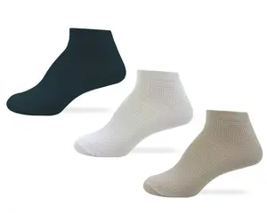 Low Cut Ankle Socks 6 Pairs Liner Soft Rayon Lightweight Comfort Cooling Ankle Socks Womenswear Fashion Athletic Loungewear Made in USA