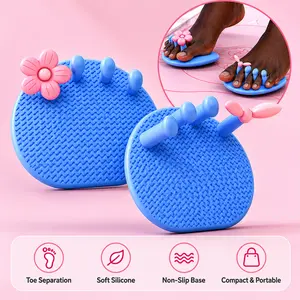 Foot Arch Trainer with Ergonomic Toe Separators – Unisex Foot Massage & Arch Support Slippers for Toe Alignment, Foot Function Support, Deep Tissue Acupressure, Calf Strengthening, Yoga Relaxation & Home Therapy Use