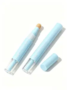 Liquid concealer high gloss color makeup, matte face and eye high gloss skin toning, lightweight moisture and waterproof, durable cream outline, cream free brush, cold powder white, magic makeup