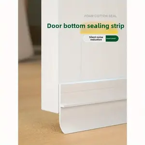Thickened Windproof Door Bottom Seal Strip, Self-Adhesive Anti-Theft Soundproof Waterproof, Suitable for Glass & Wooden Doors, Energy-Saving