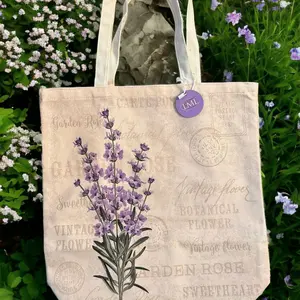 Lavender Canvas Tote Bags