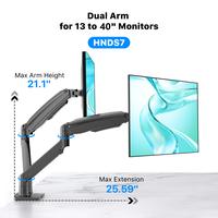 [Dual Arm]-[Black]-for [13-40'' Screen]-26.4lbs
