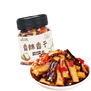 Spicy Dried Tofu Snack Strips 9.87oz, Savory & Bold Flavor, Ready-to-Eat Plant-Based Snack, Chewy Texture, Convenient Pack for Anytime Snacking