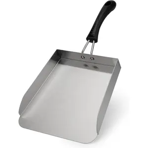 Stainless Steel Griddle Mover Smash Burger Food Shovel Grill Spatula Great for Stir Fry and Move Food,