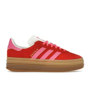 adidas Women's Gazelle Bold Collegiate Red Lucid Pink, from StockX