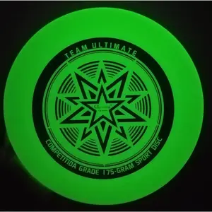 175G luminous ultimate Frisbee 27.5CM professional swirling, outdoor training competition PE material competitive Frisbee