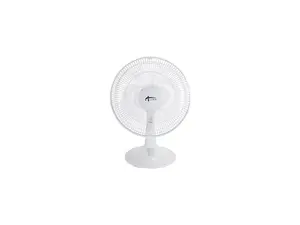 Alera ALEFAN122 12" 3-Speed Oscillating Desk Fan, Plastic, White