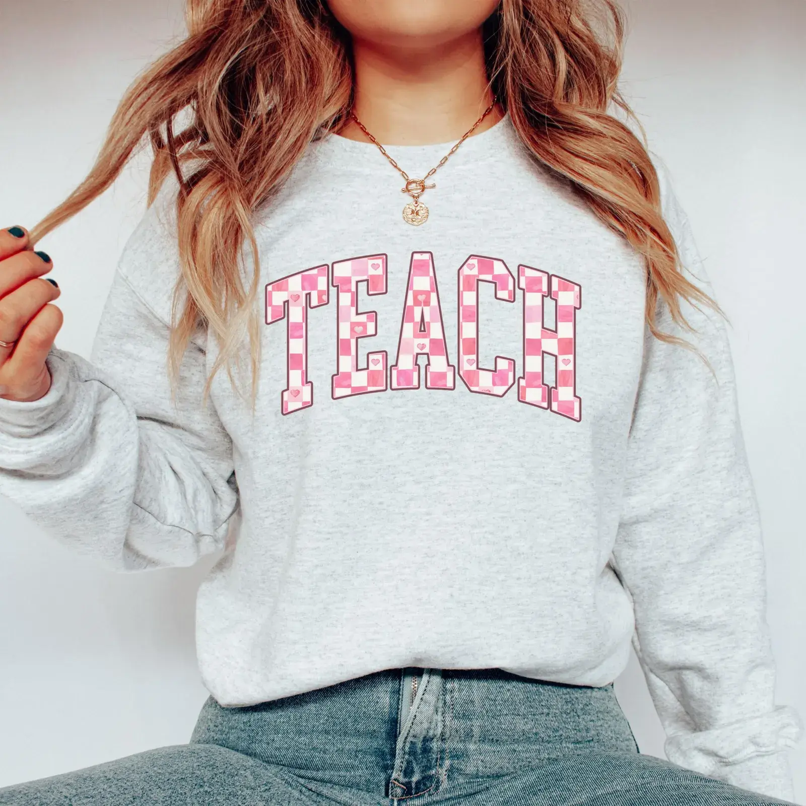 Teacher Day Sweatshirt, Teach Sweatshirt, Cute Teacher Shirt, Teacher Appreciation Gift
