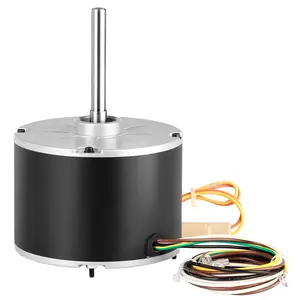 VEVOR Condenser Fan Motor 5KCP39EGS070S, TikTokShopBlackFriday, 5KCP39EGY823S, 1/4 HP 208-230V, 1100RPM, OEM Standard Upgraded Replacement Condenser Motor Reversible Rotating, Explosion-proof CBB65 5μF/370V Capacitor