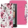 Transparent Case for 7"  Kindle Paperwhite Signature Edition (12th Generation, 2024 Release) and Kindle Colorsoft Signature Edition (1st Gen), Clear  Cover (Rose Floral)