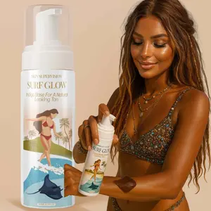 Skin Supervision, Surf Glow Self Tan Indigo Base with Natural DHA for glowing natural looking tan