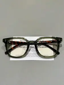 New Simple Square Flat Lens Glasses, Trendy Fashion Anti-Blue Light Frame, Tr90 Vintage Eyeglasses, Casual Daily Wear Style, Stylish Square Frames, Square Frame Eyewear