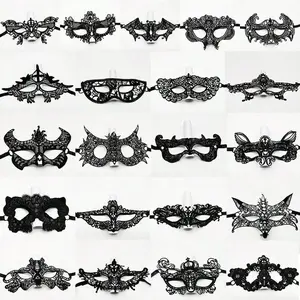 5pcs/10pcs Lace Mask Ball Party Performance Soft Skin-Friendly Sexy Women's Masks (random Style), Perfect for Parties and Performances, Party Supplies, Halloween