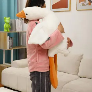 Cute Goose Design Plush Toy, Soft Stuffed Animal Plushie, Soft Adorable Stuffed, Stuffed Toys for Kids and Adults, Lovely Pillow, Huggable Plushie, Birthday Gifts for Children, Soft Cuddly Gift
