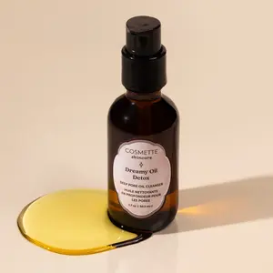 Cormette Skincare Dreamy Oil Detox - Oil Cleanser with Castor, Coconut & Pumpkin Oils for Hydrating & Nourishing Skin - 1.7 fl oz