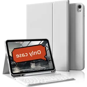 2-in-1 Detachable Bluetooth Keyboard Case for iPad 10th Gen 2022 & iPad A16 2025 10.9/11 Inch, Magnetic Protective Folio Cover with Built-in Pencil Slot, Rechargeable Slim Keyboard, Multi-Angle Stand, Lightweight & Portable for Study, Office & Travel Use