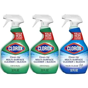Clorox Clean-Up Cleaner + Bleach1 Value Pack Household Essentials 32 Fl Oz Each Pack of 3